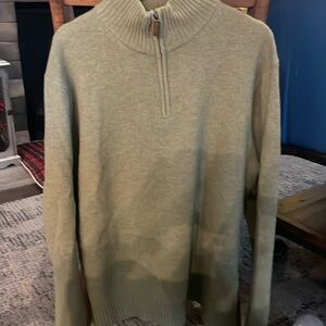 XXL JCrew Wool 1/4 zip sweater.